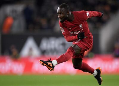 Naby Keita, mediocampista guineano del Liverpool.