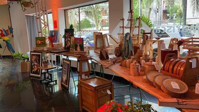 Algunos de los tipos de productos elaborados por las personas privadas de libertad en el programa de reinserción social denominado Latente.