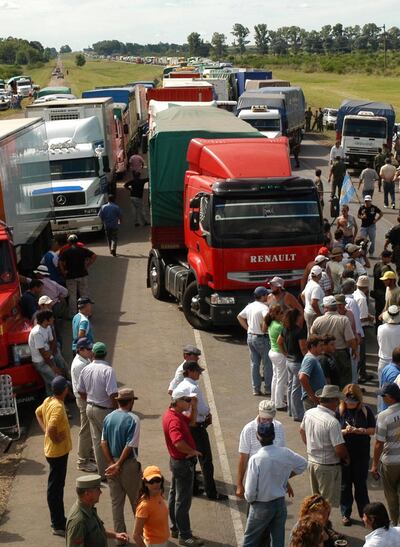 Sector agropecuario en Argentina marcha hoy en reclamo de “soluciones urgentes”. (archivo)