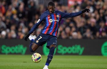 Ousmane Dembelé, delantero francés del Barcelona.