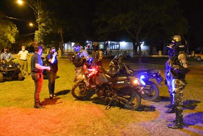 Control coordinado en Villa Florida, Misiones.