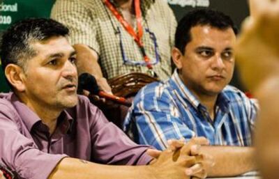 Denis Caniza (i), se encuentra estable