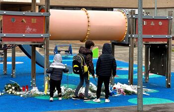 Un centenar de personas ha participado en una concentración en Lardero en el parque en el que se vio por última vez a Álex y han depositado claveles blancos y flores bajo los columpios en recuerdo del niño. Lardero se ha despertado este lluvioso viernes con sentimientos a partes iguales de tristeza por el homicidio anoche de Álex, un niño de 9 años, y rabia por pensar si se pudiera haber evitado por los avisos que dieron algunos padres en las últimas semanas de que un hombre "merodeaba" a los grupos de niñas que jugaban en el parque.