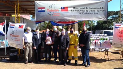 La donación de los taiwaneses fue entregada en Ciudad del Este.