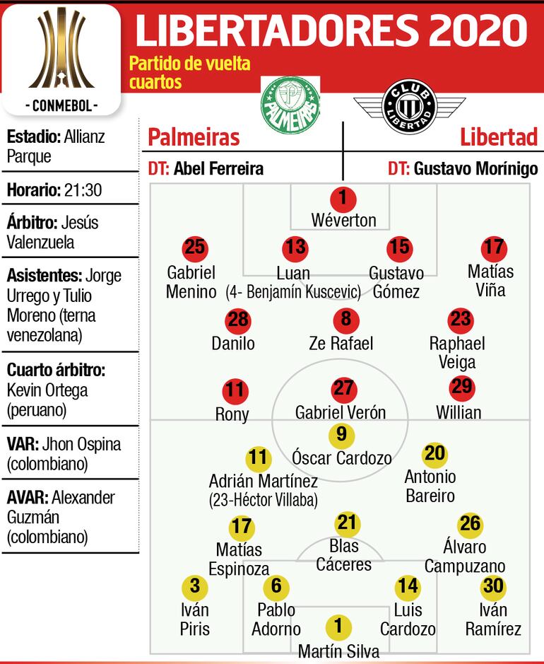 palmeiras - libertad