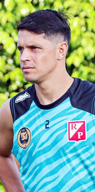 Gustavo Antonio Giménez Báez (33 años), de River Plate, que enfrentará al Corinthians.