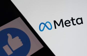 Ilustración de la empresa Meta, propietaria de Facebook. (AFP)