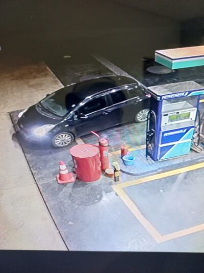 Cámaras de circuito cerrado grabaron al vehículo siendo utilizado para asaltos