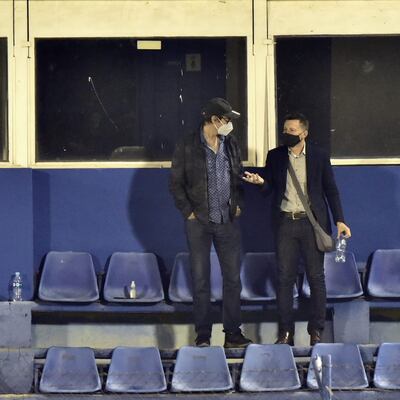 Raúl Amarilla estuvo en cancha de Sol de América con Christian Bassedas.