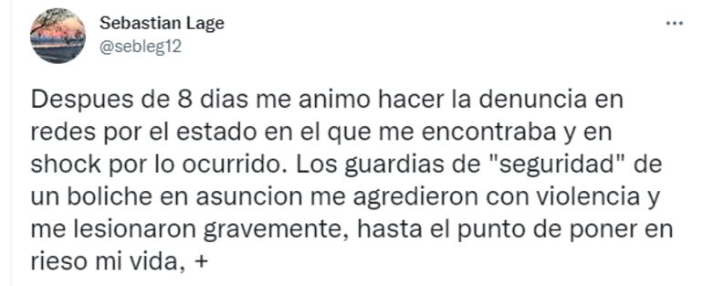 supuesta agresión
