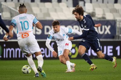 El Olympique de Marsella derrotó al Burdeos en Francia.