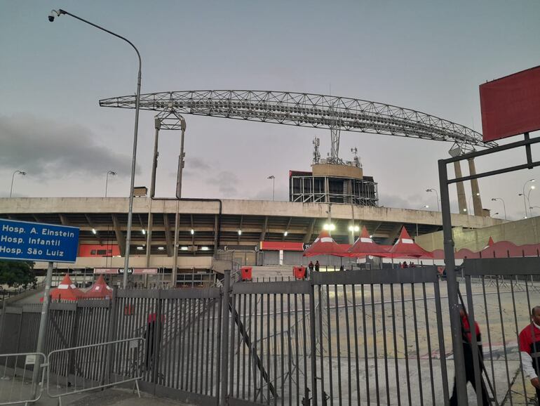 Estadio Morumbí, sede del Palmeiras-Cerro Porteño.