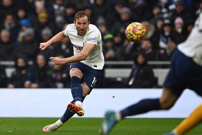 Harry Kane , delantero goleador del Tottenham Hotspur.