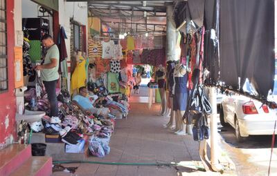 En el nuevo circuito comercial de Encarnación, la situación es crítica, cuentan los afectados.