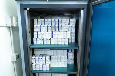 La vacuna rusa contra el Covid-19, Sputnik V, que fue adquirida por nuestro país. (imagen ilustrativa del almacenamiento)