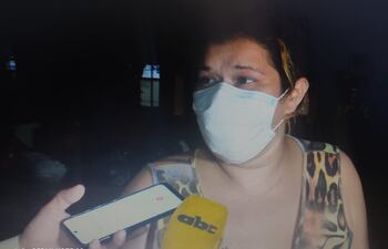 Edith Acosta, madre que denunció supuesta negligencia médica en Clínicas.