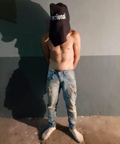 Líder Hernán Almada Giménez, detenido.