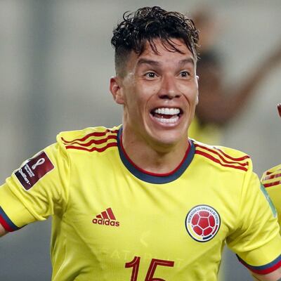 Mateus Uribe marcó para Colombia ante Perú.