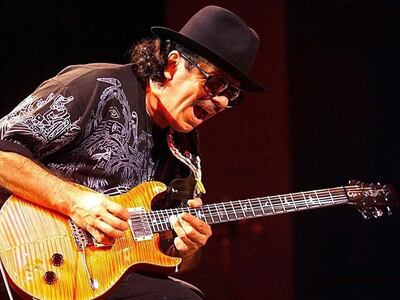 Carlos Santana.
