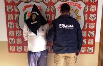 Lucio Ramírez, detenido al ser encontrado en su poder el vehículo que habría sido utilizado para escoltar el vehículo de la gavilla de asaltantes.