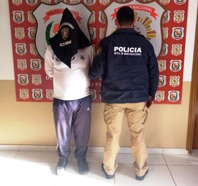 Lucio Ramírez, detenido al ser encontrado en su poder el vehículo que habría sido utilizado para escoltar el vehículo de la gavilla de asaltantes.