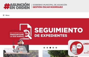 Con mucha pomposidad anuncia la Municipalidad de Asunción su gestión en línea, aprovechando, por supuesto, para promocionar al intendente Óscar Nenecho Rodríguez, quien hace campaña para ser reelegido.