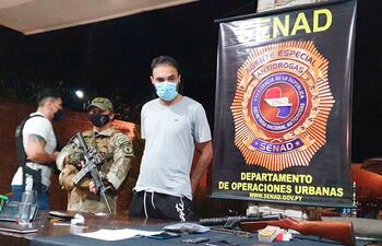 El brasileño que se identificó como Roberto Carlos Da Silva cayó en San Bernardino.