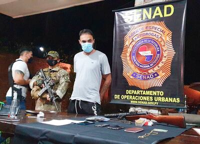 El brasileño que se identificó como Roberto Carlos Da Silva cayó en San Bernardino.