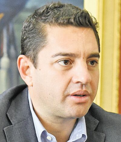 Pedro Alliana (ANR, cartista), presidente de la Cámara de Diputados. Se molestó por las expresiones de su colega.