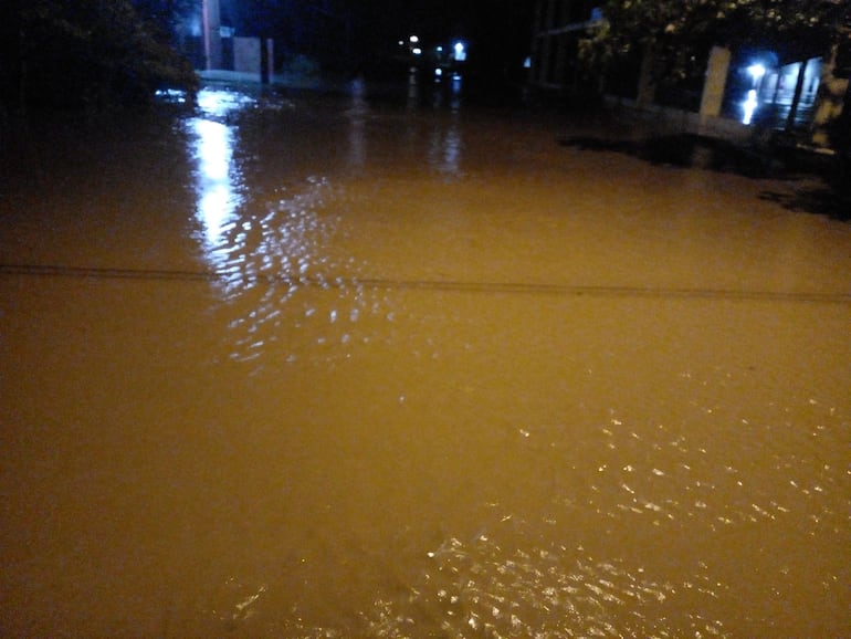 La imagen corresponde a un sector de la avenida Santa Barbara