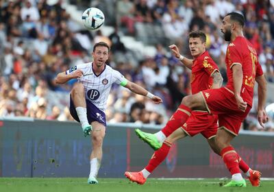 Toulouse le ganó al Angers en la liga de Francia