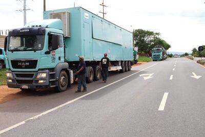 El equipo móvil de 23 kV tomó la carga de la Subestación de Itaguá, mientras duren los trabajos de reposición total de los equipos dañados durante el incendio.