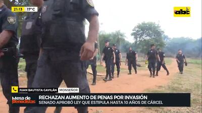 Mons. Juan Bautista Gavilán en comunicación con ABC TV.