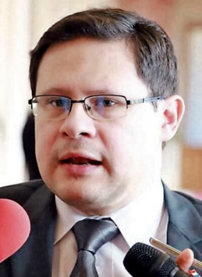 Óscar Orué, viceministro.