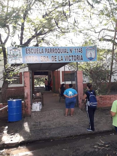 Colegio parroquial no entregó merienda escolar a alumnos que adeudan cuotas