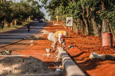 Los trabajos están a cargo de obreros de una empresa constructora que tiene un plazo de 240 días para finalización.