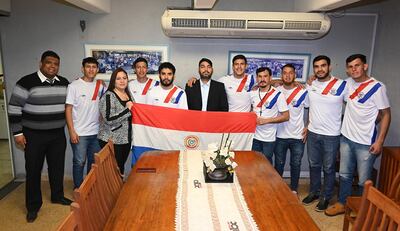 El equipo de la Selección de Futsal de Sordos en ABC Deportes.