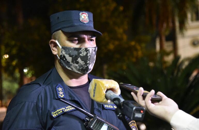 Comisario Oscar Ledesma, subjefe Comisaría 9ª Central.