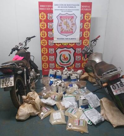 Las evidencias incautadas por los intervinientes quedaron a disposición del Ministerio Público.