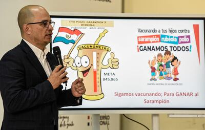 El doctor Héctor Castro pide poner especial atención a la vacunación de los niños contra el sarampión, la rubeola y la poliomelitis.