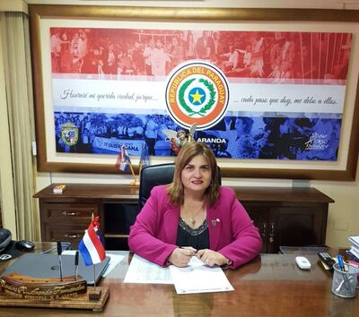 Carolina Aranda, intendenta de Mariano Roque Alonso.