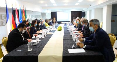 Las delegaciones de Paraguay y de la UE analizaron la cooperación en la Cancillería nacional.