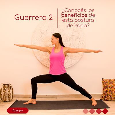 La postura del guerrero o Virabhadrasana en sánscrito, es una postura de Yoga con la que desarrollamos fuerza, movilidad, estabilidad y fluidez de los movimientos.