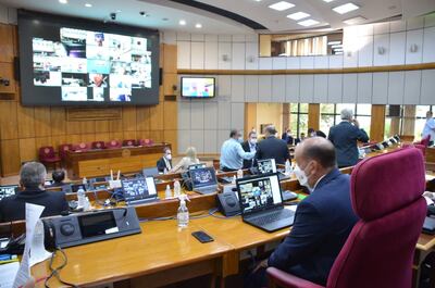 Sesión del Senado del 10 de noviembre.