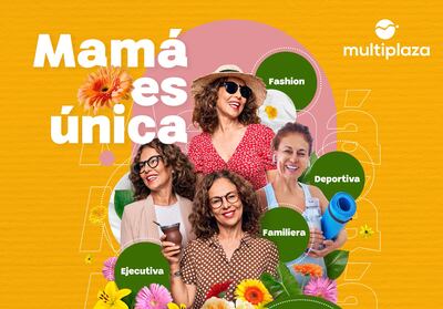 Multiplaza alista varias acciones para homenajear a mamá.