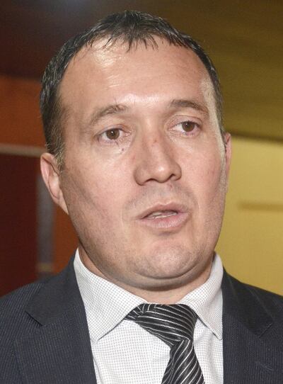 Comisario Diosnel Alarcón, jefe del Dpto. de  Cibercrimen.