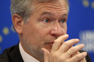 El embajador de la Unión Europea (UE) en México, Gautier Mignot.