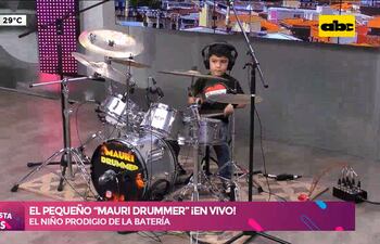 Mauri Drummer: El niño prodigio de la batería