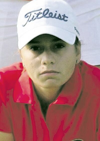 Milagros Chaves, golfista nacional del Symetra Tour.