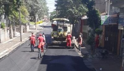 La cuadrillas municipales  trabajaron el fin de semana.